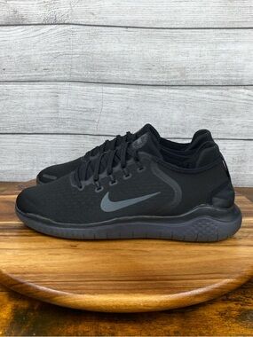 Nike Free RN 2018 Triple Black Men’s Running Shoes 942836-002 Sneaker Size 13